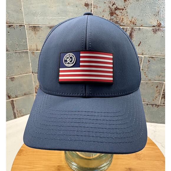Branded Bills American Flag Hat Performance 500 Flex Fit 110 - Picture 1 of 6